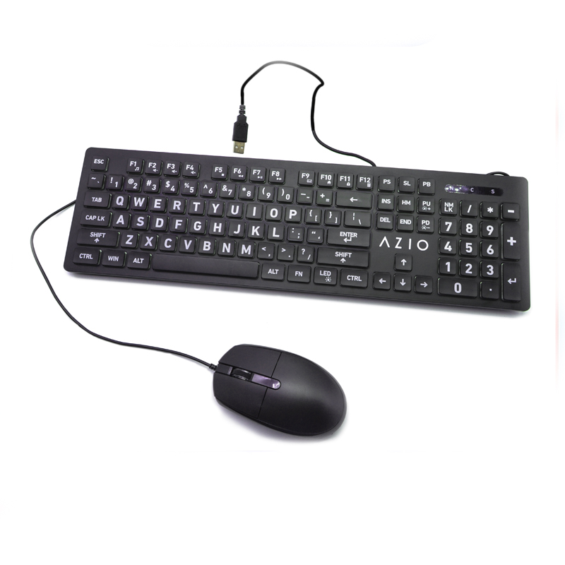 Juego de teclado y mouse con cable para deportes electrónicos y juegos